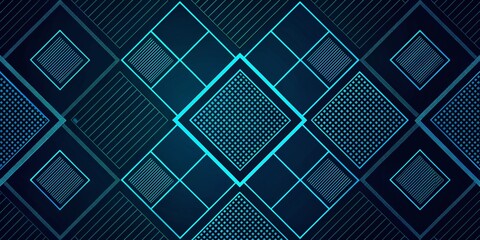 Colorful abstract background with different geometric patterns