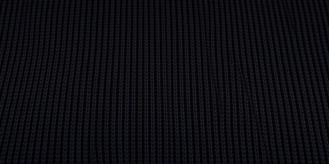 Obraz premium Detailed view of black fine knit fabric with subtle color variations, color variation, detailed view, detailed texture