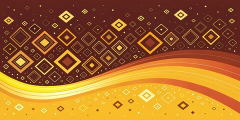 Colorful abstract background with different geometric patterns