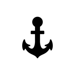 Anchor icon logo design. Anchor sign and symbol. Anchor marine icon.