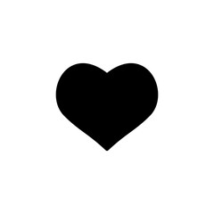 Love icon logo design. Heart sign and symbol. Like icon vector.