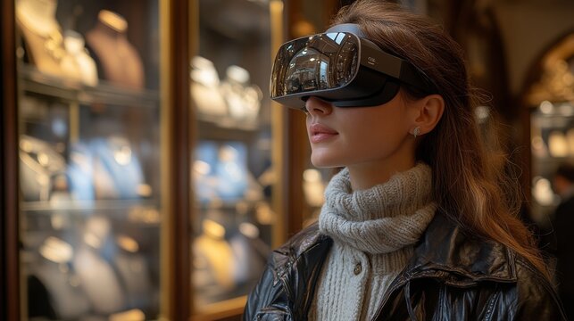 Using augmented reality to enhance luxury shopping experience in high-end retail store