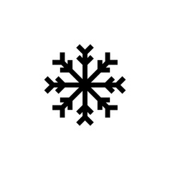 Snow icon logo design. snowflake sign and symbol