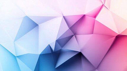 Obraz premium Blending Geometric Figures in Soft Pastel Colors and Patterns