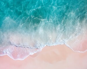 High-angle views of sea landscapes, Aerial View of Sand and Water Patterns
