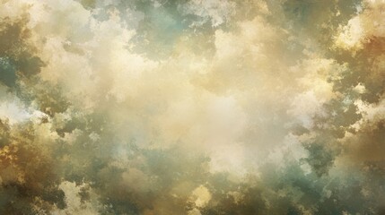 Abstract Beige Green Textured Background Image