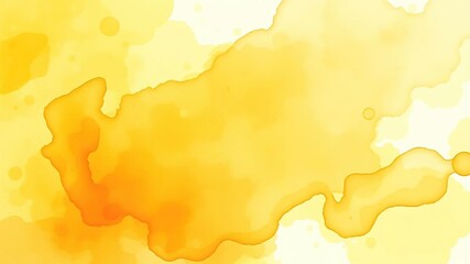 Obraz premium Watercolor background with swirling patterns of yellow and orange hues, abstract art, swirling patterns