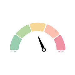 Speedometer Illustration icon