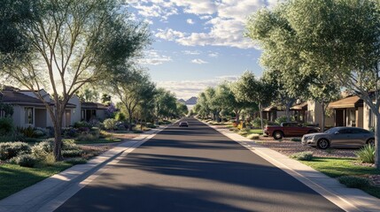 Fototapeta premium neighborhood phoenix suburb