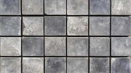 Grey Square Tiles Arranged In A Grid Pattern