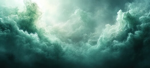 Obraz premium Abstract Gradient Background with Green and White Soft Texture for Digital Design and Web Headers