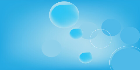 Abstract geometric background gradient soft light blue bokeh for Graphic Business background hitech technology digital design illustration web template background backdrop desktop wallpaper bubbles