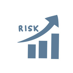 Risk Vector illustration icon