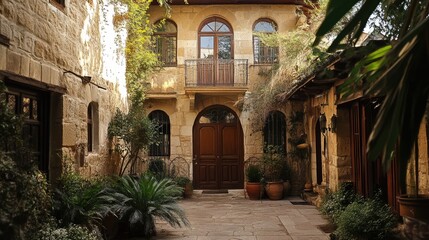Fototapeta premium old house that expose the Arab heritage