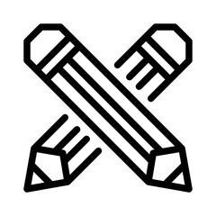 pencil line icon