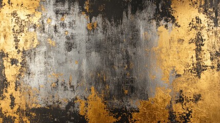 old scratched silver gold grunge texture abstract background
