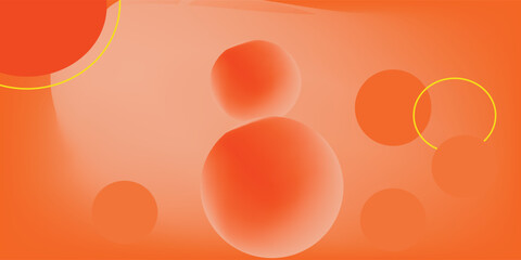 Abstract geometric background gradient soft light orange bokeh for Graphic Business background hitech technology digital design illustration web template background backdrop desktop wallpaper bubbles