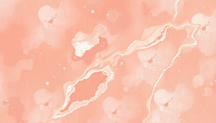 Abstract Peach And White Marble Texture Design