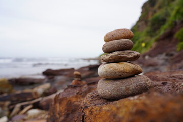 Rock stack northern beaches of sydney
