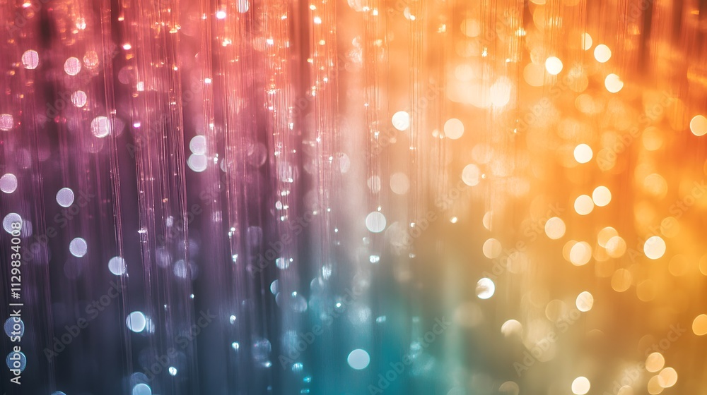 Aufkleber abstract colorful lights background with bokeh