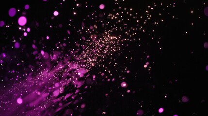 Naklejka premium 粒子 キラキラのエフェクト