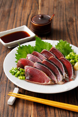 鰹のたたき　Seared Bonito