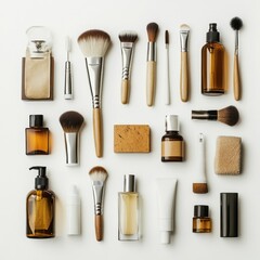 vibrant cosmetology scene featuring an array