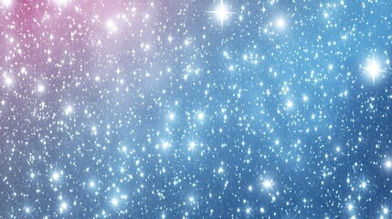Obraz premium Abstract Celestial Background with Sparkling Stars and Gradient Hues