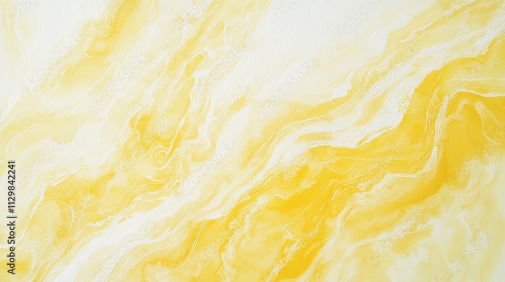 Aufkleber delicate hues of soft yellow flow seamlessly together, creating a soothing background that evokes fe