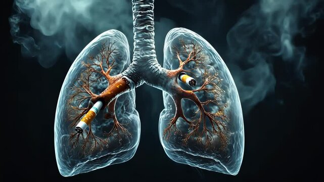 Harmful Effects of Smoking Visualization