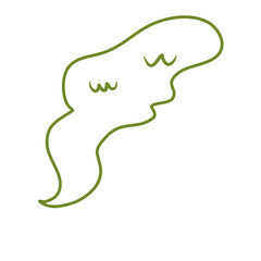 Green toxic clouds Bad smell