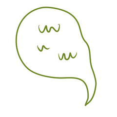 Green toxic clouds Bad smell