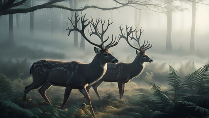 deer in the forest