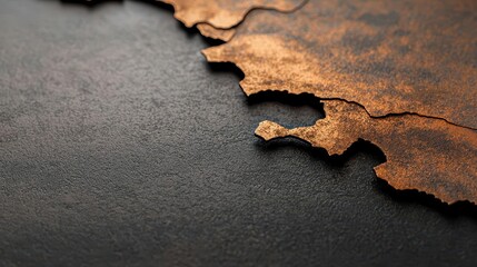 Macro view of corrosionresistant metal coatings, innovation in material protection, detailed textures