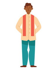 indian man character