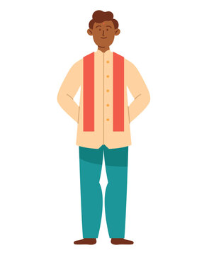 indian man character