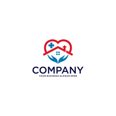 health logo design with love