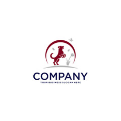 animal hospital logo design with pet shop