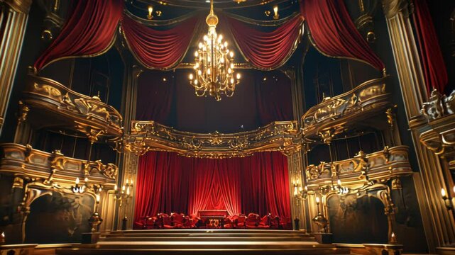 Opulent Grand Ballroom: A Luxurious Interior Design