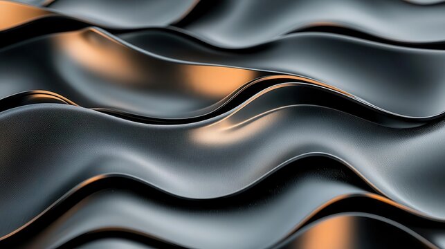 Closeup of polished titanium alloy with intricate surface patterns, lightweight and durable, advanced applications