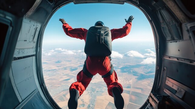 Skydiving Adventurer: A Thrilling Leap of Faith