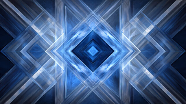 Sapphire gradient abstract grid with geometric precision and intersecting lines in a contemporary design. Sapphire. Illustration