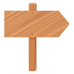 木製看板のイラスト