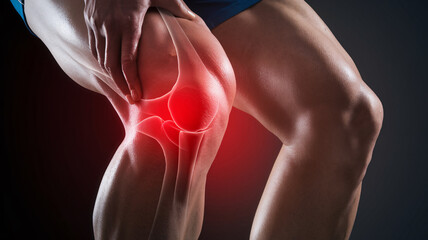 close up photo of a person holding a sore knee