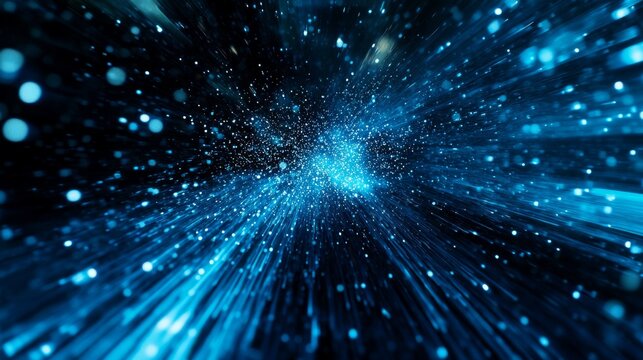 7.Abstract bokeh blue backlight background: