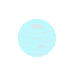 Cartoon solar system planet Illustration © Zona