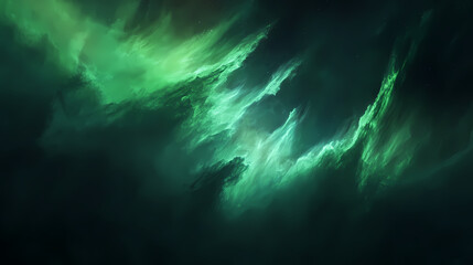 A mesmerizing photo of the aurora borealis dancing in the night sky , northern lights, colorful, celestial, nature, phenomenon. Aurorae. Illustration