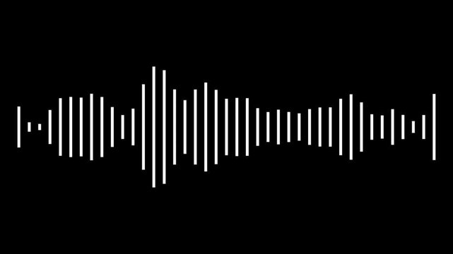 sound wave audio spectrum, and music equalizer on black background. Waves of abstract music oscillate. Visualization of sound waves in the future. waveform audio