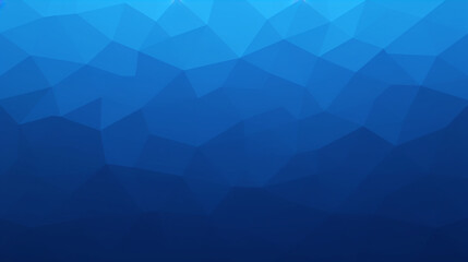Fototapeta premium Abstract Blue Polygonal Gradient Background