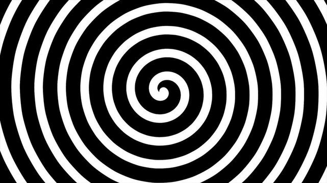 Moving hypnotic spiral animation. Spinning Spiral Shape moving.3d spiral pattern animation.